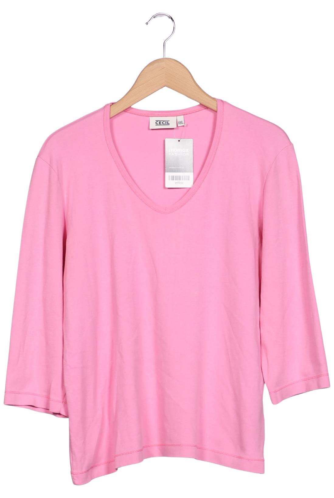 

Cecil Damen Langarmshirt, pink, Gr. 46