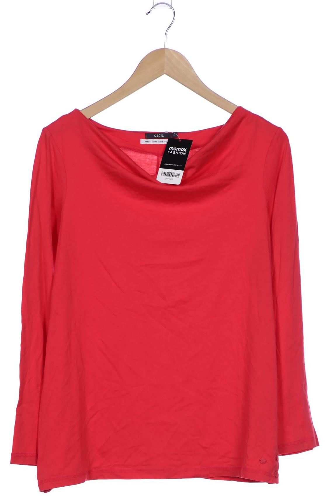 

Cecil Damen Langarmshirt, pink, Gr. 42