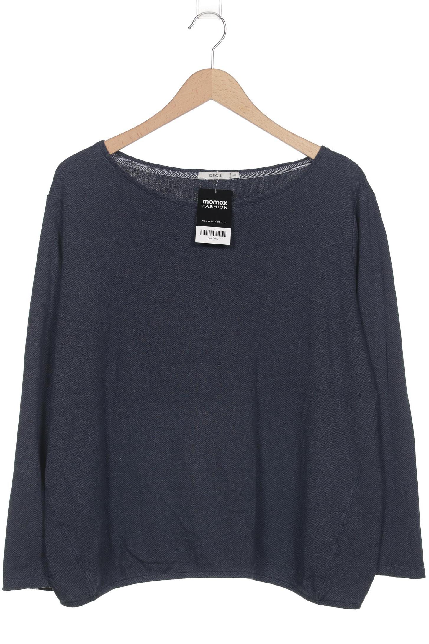

Cecil Damen Langarmshirt, marineblau, Gr. 44