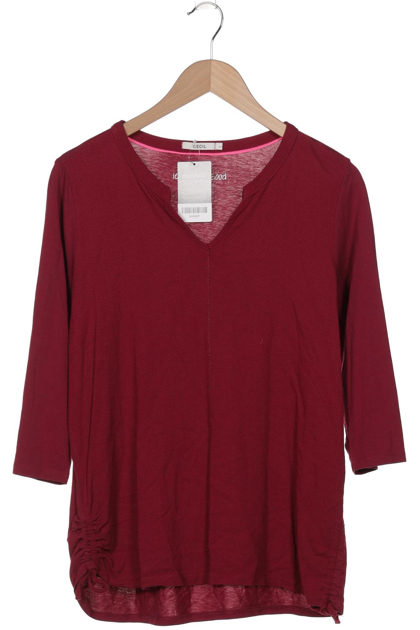 

Cecil Damen Langarmshirt, bordeaux, Gr. 42