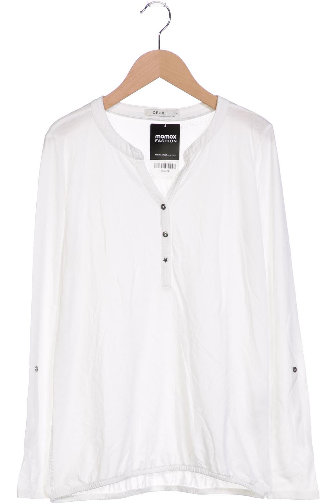 

CECIL Damen Langarmshirt, weiß