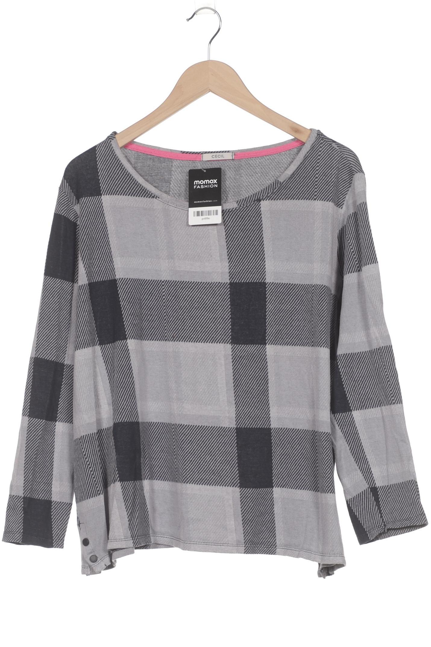 

Cecil Damen Langarmshirt, grau, Gr. 48