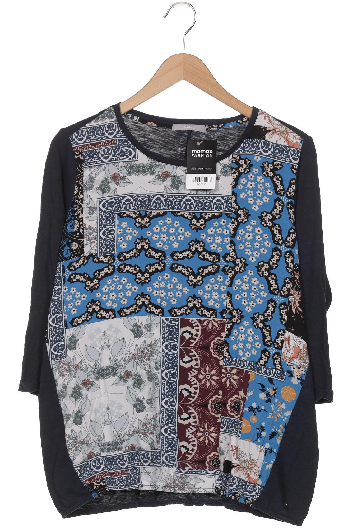 

Cecil Damen Langarmshirt, marineblau, Gr. 42