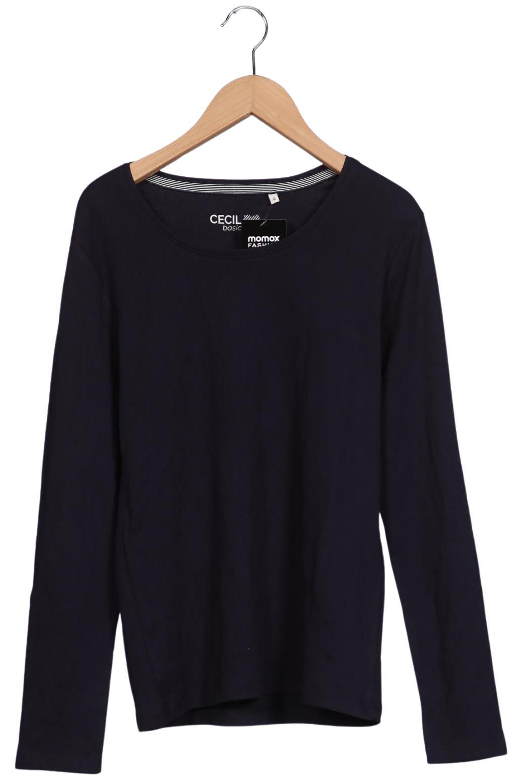 

Cecil Damen Langarmshirt, marineblau, Gr. 36