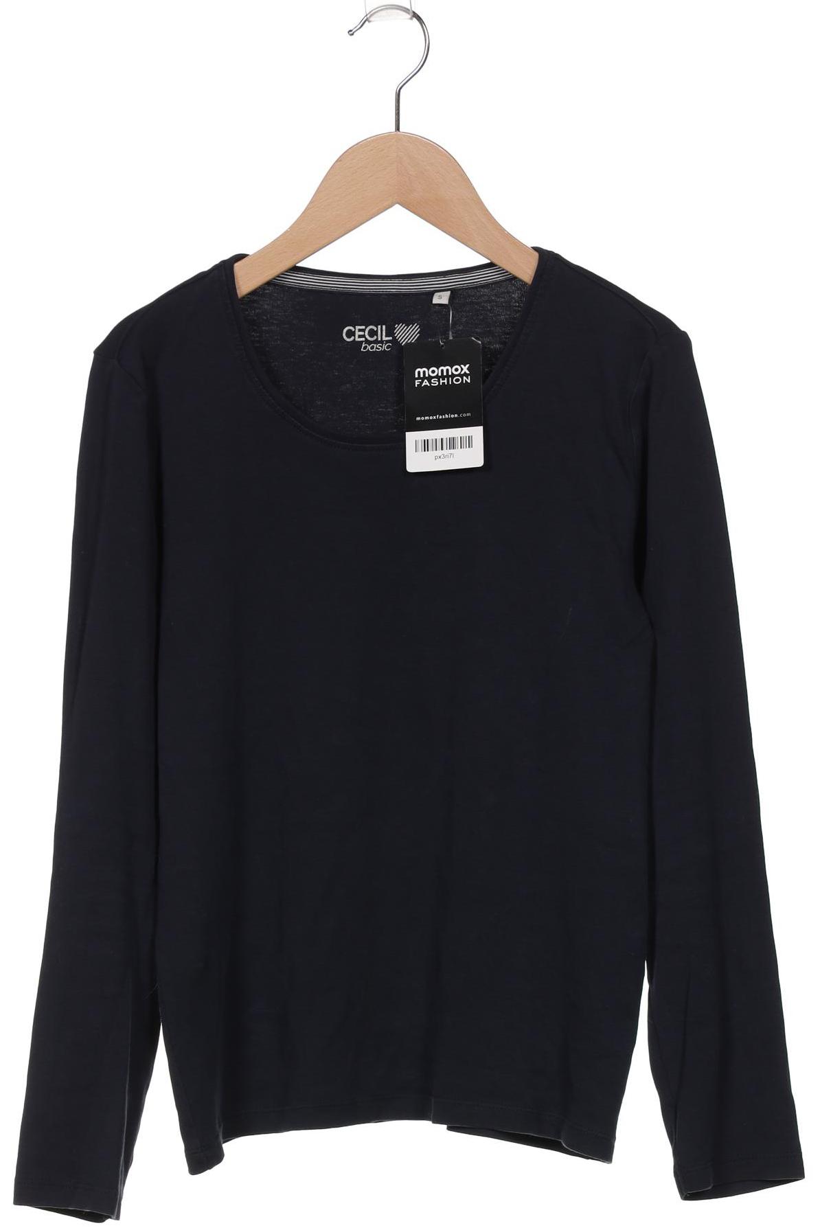 

Cecil Damen Langarmshirt, marineblau, Gr. 36