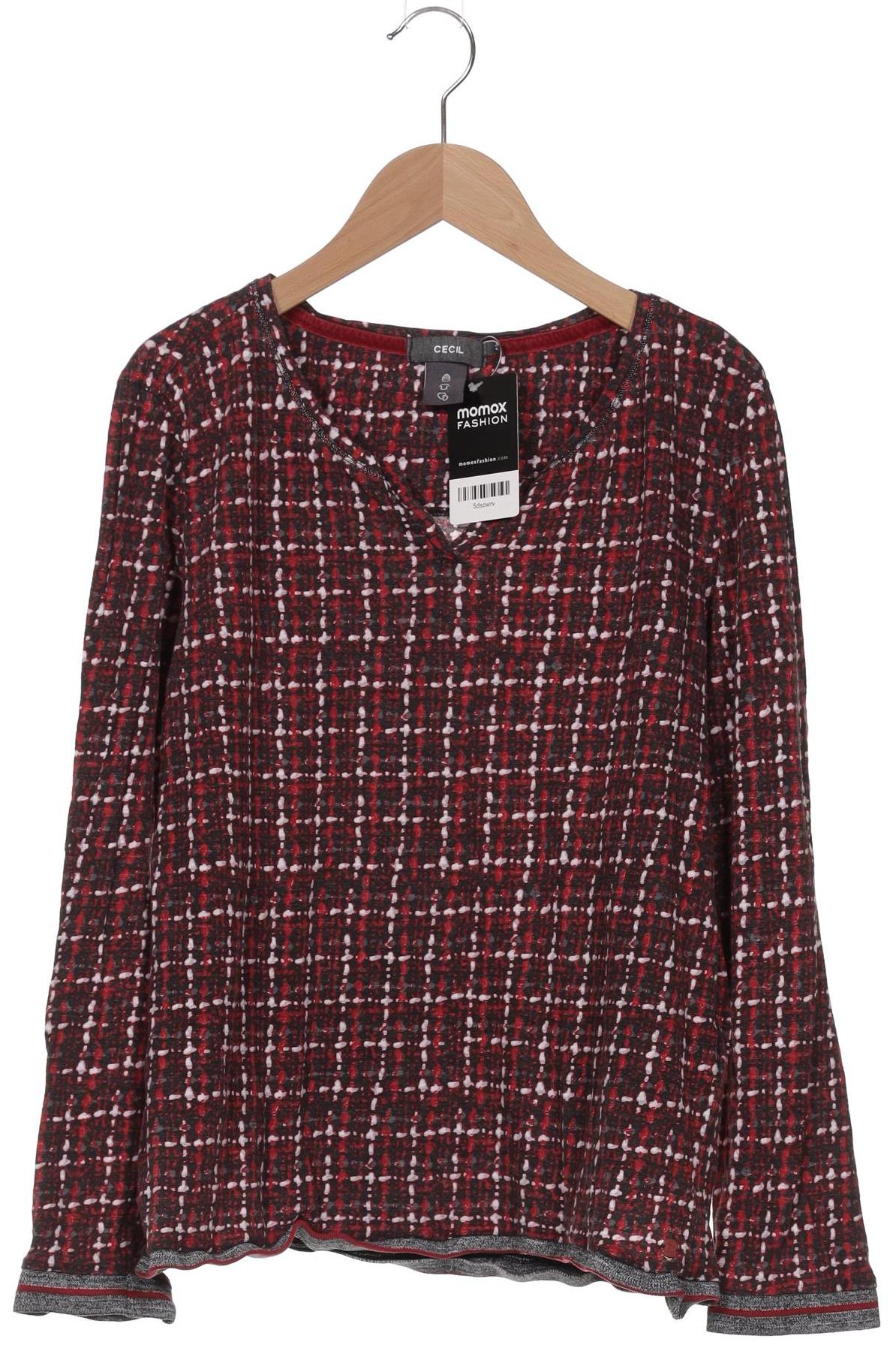 

Cecil Damen Langarmshirt, bordeaux, Gr. 38