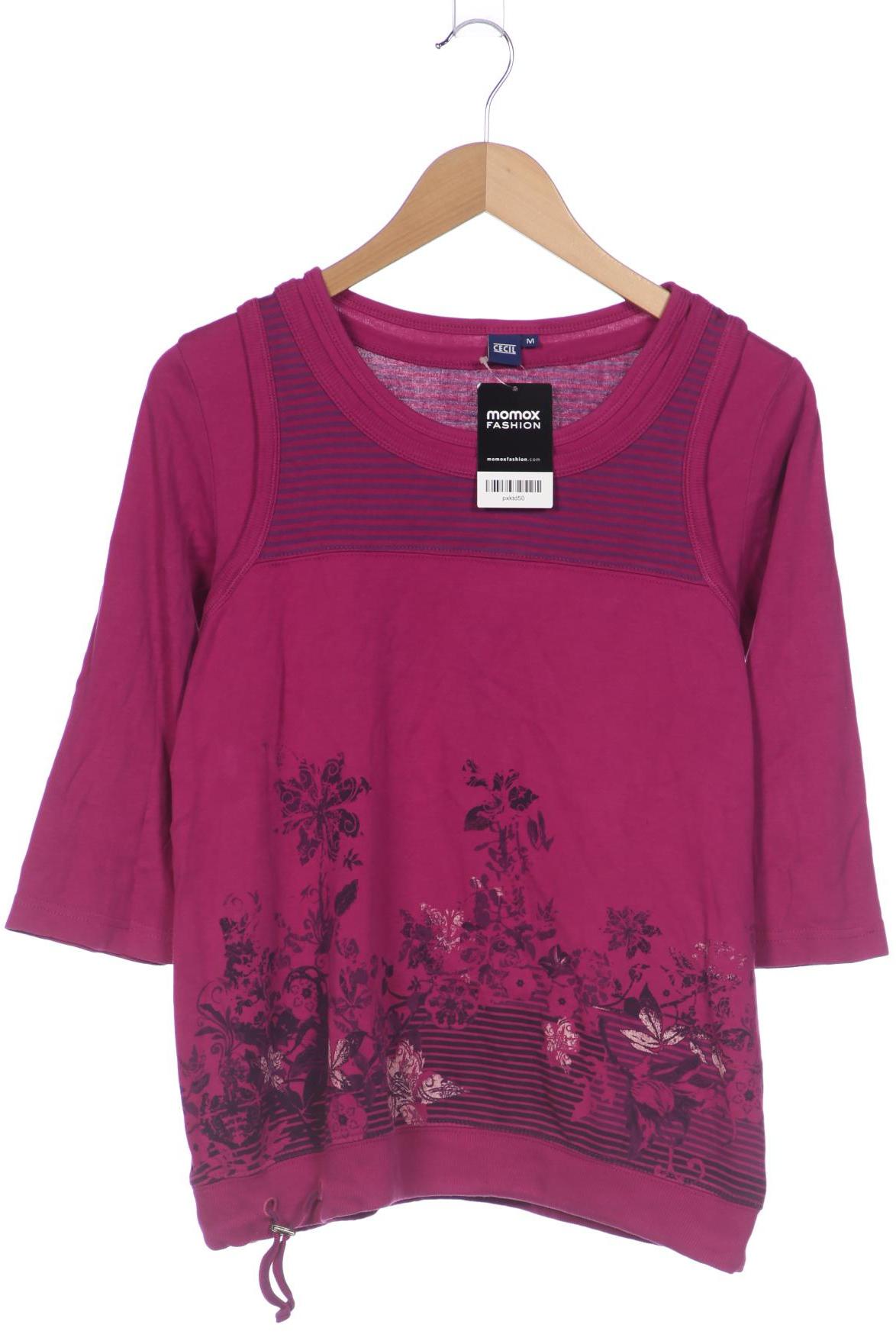 

Cecil Damen Langarmshirt, pink, Gr. 38