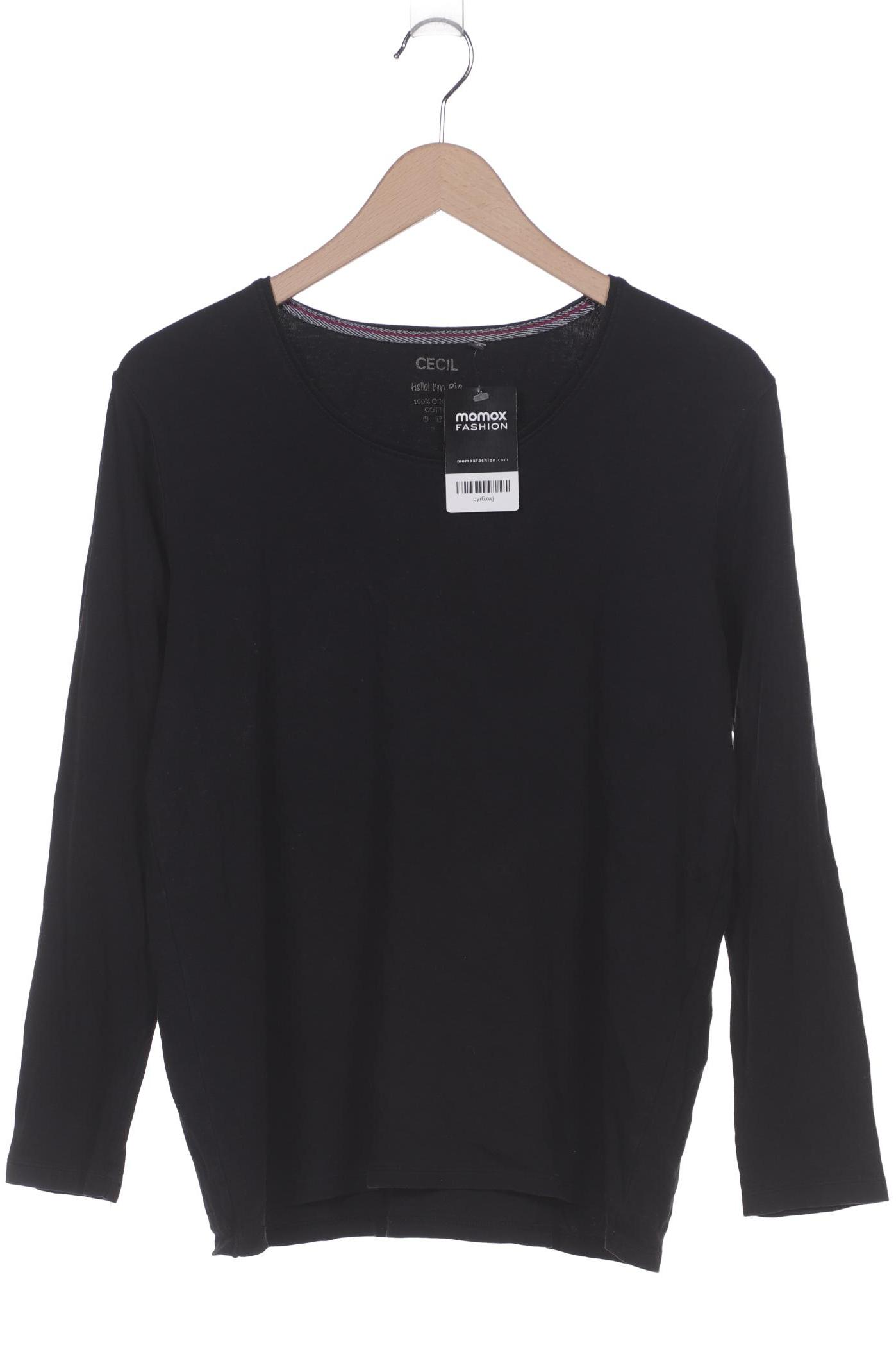 

Cecil Damen Langarmshirt, schwarz, Gr. 46