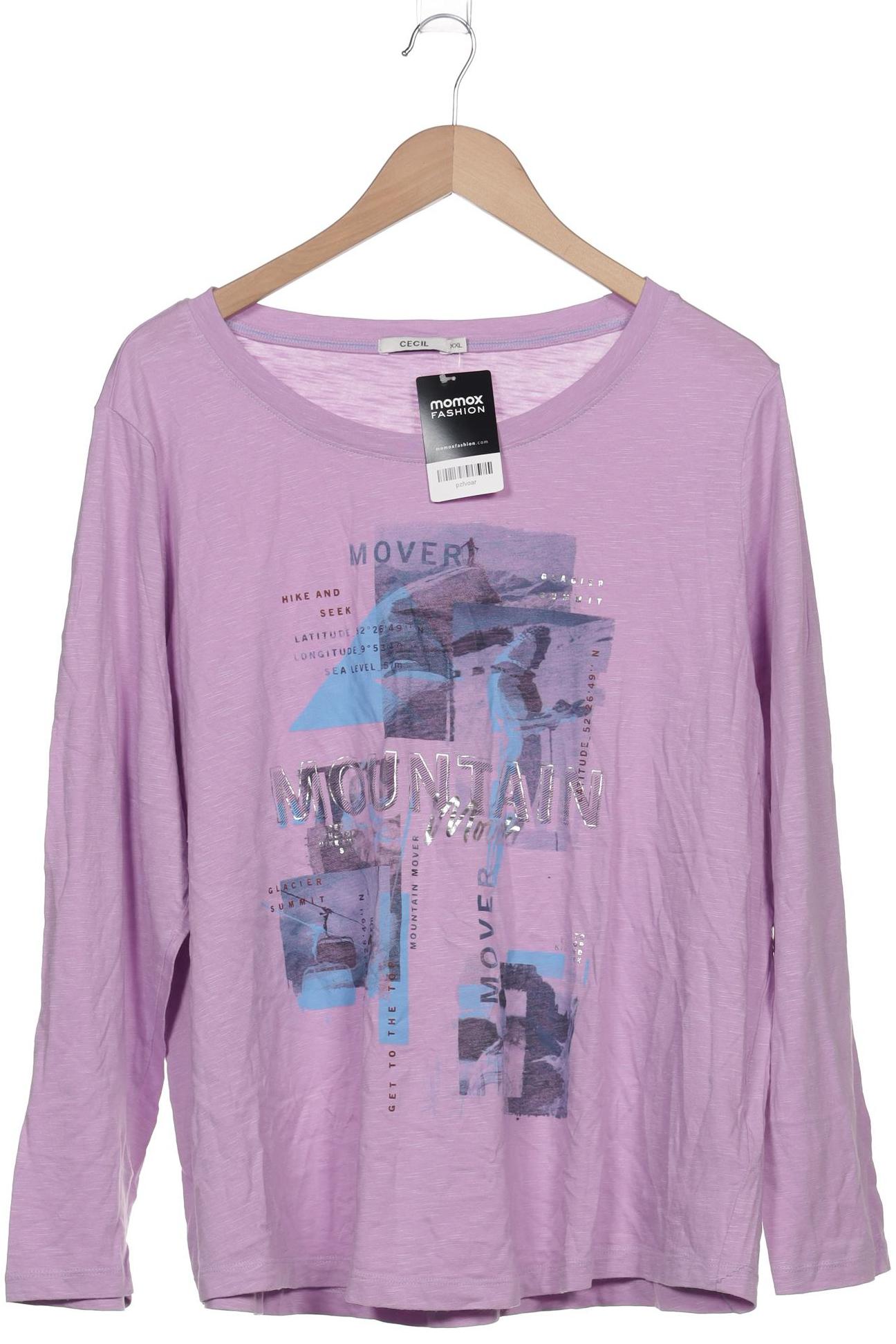 

Cecil Damen Langarmshirt, flieder, Gr. 46