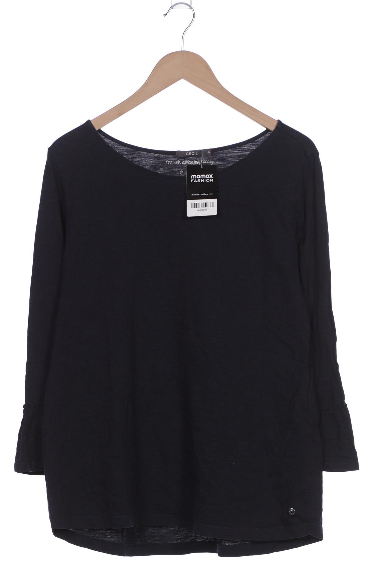 

Cecil Damen Langarmshirt, marineblau, Gr. 44