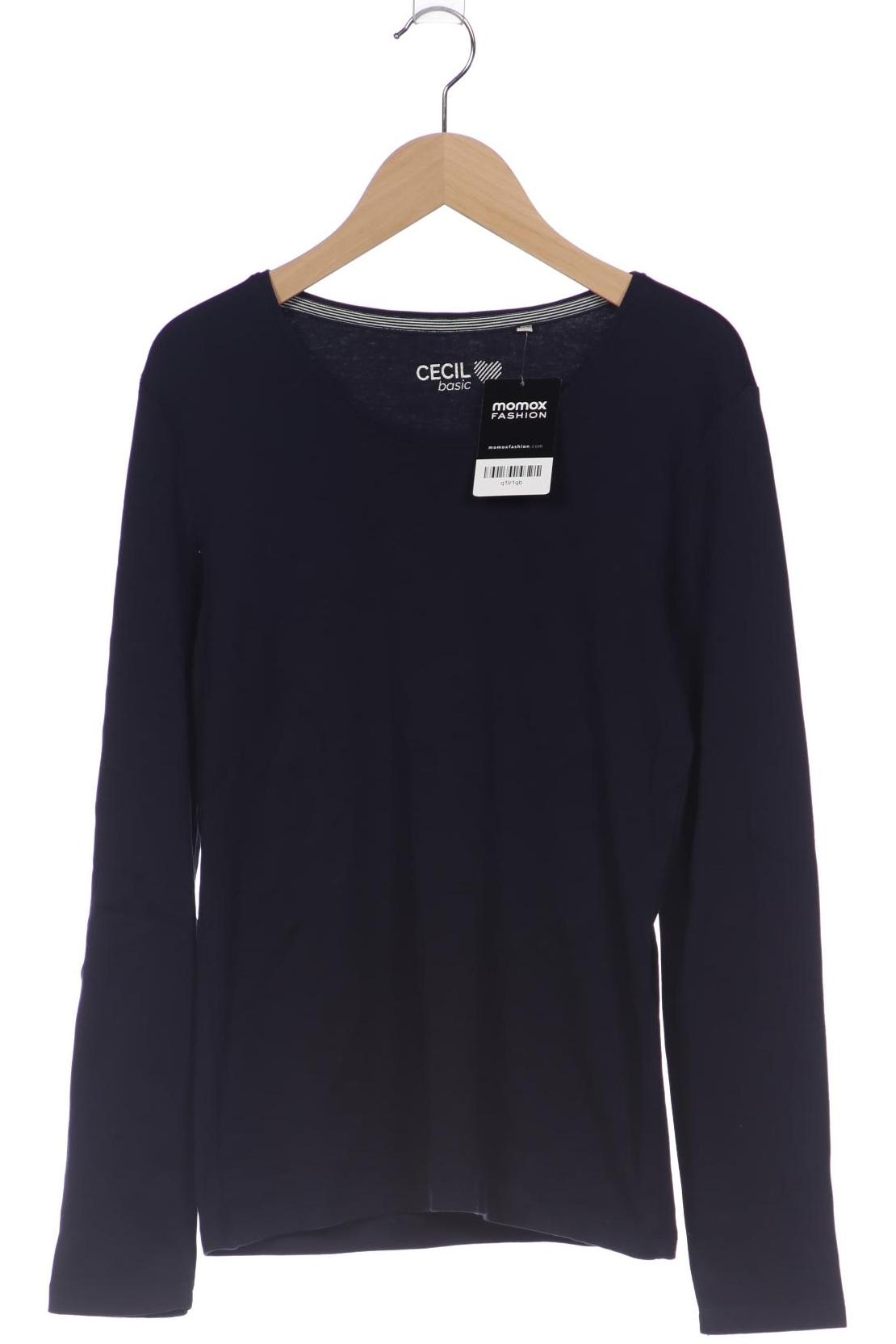 

Cecil Damen Langarmshirt, marineblau, Gr. 36