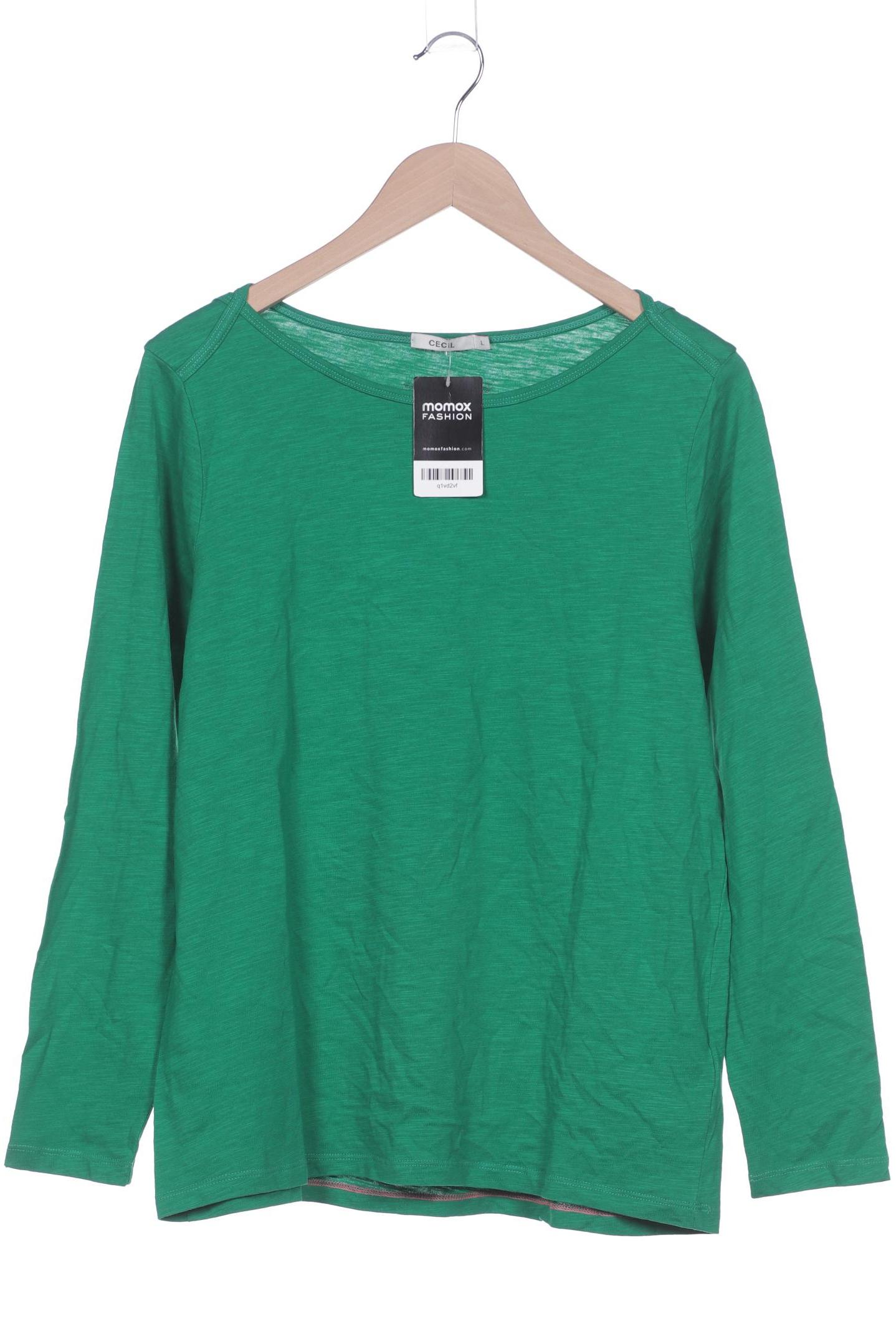 

CECIL Damen Langarmshirt, grün