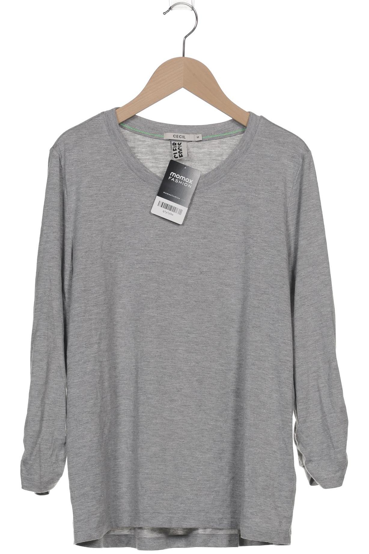 

Cecil Damen Langarmshirt, grau, Gr. 38
