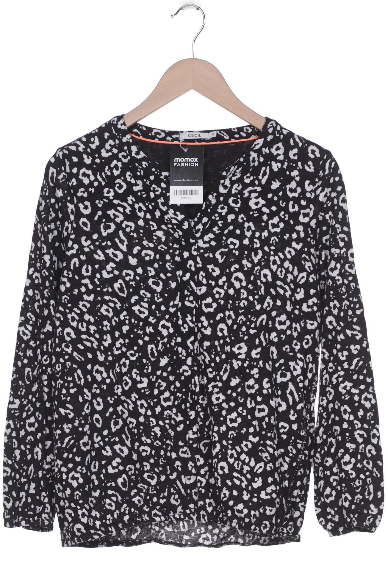 

Cecil Damen Langarmshirt, schwarz, Gr. 36