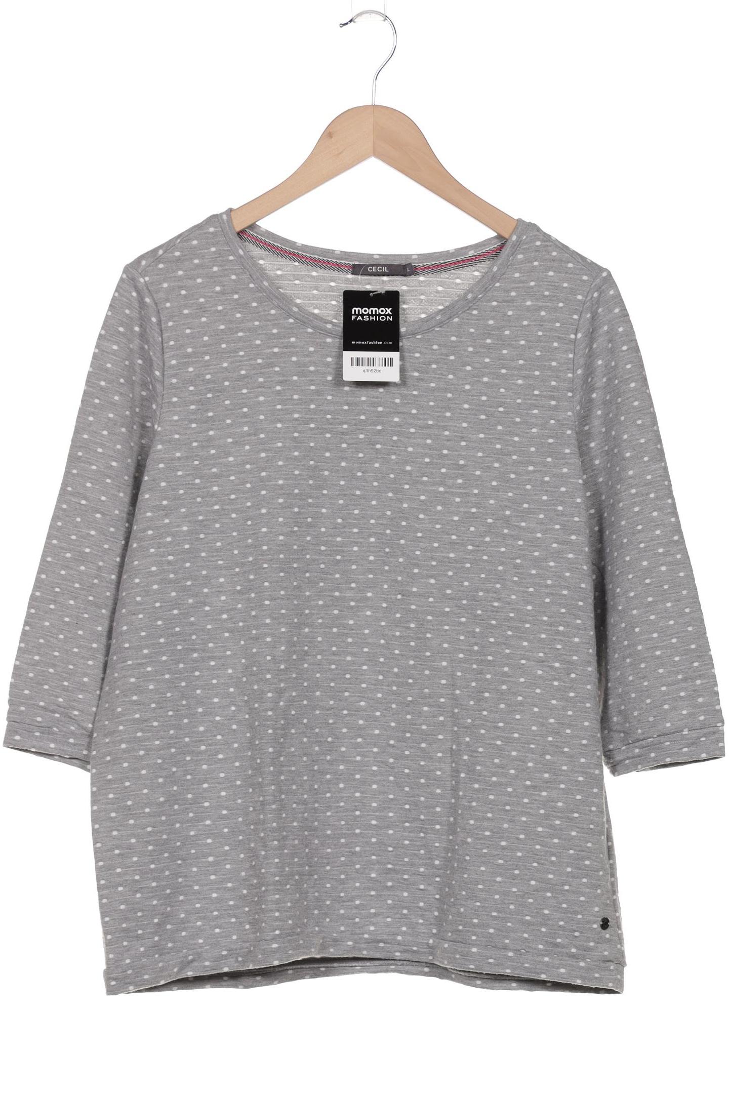

Cecil Damen Langarmshirt, grau, Gr. 44