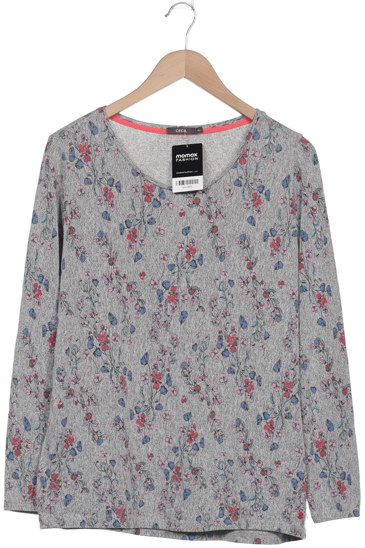 

Cecil Damen Langarmshirt, grau, Gr. 44