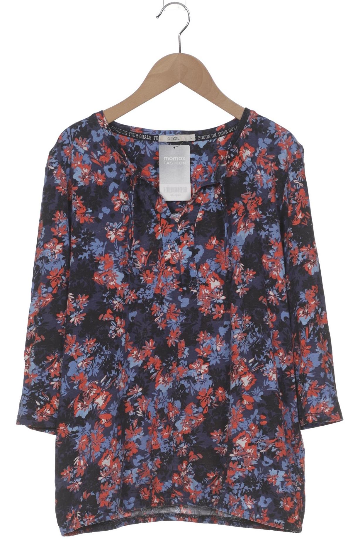 

Cecil Damen Langarmshirt, marineblau, Gr. 42