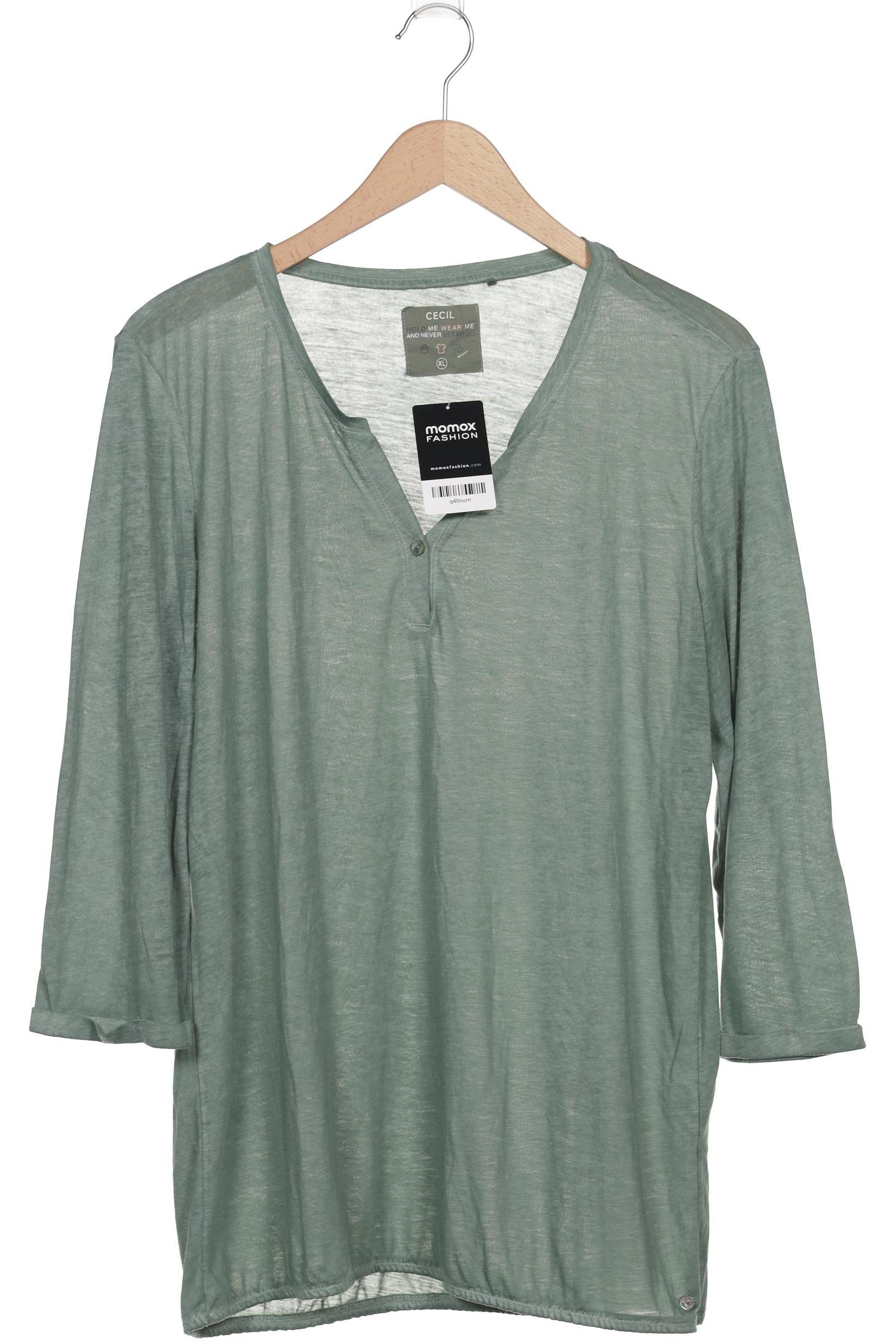 

Cecil Damen Langarmshirt, türkis, Gr. 44
