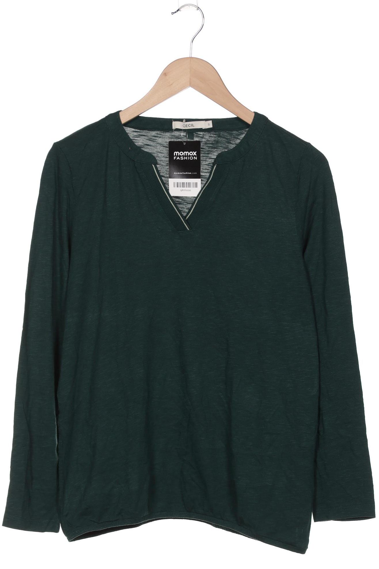 

Cecil Damen Langarmshirt, grün, Gr. 36