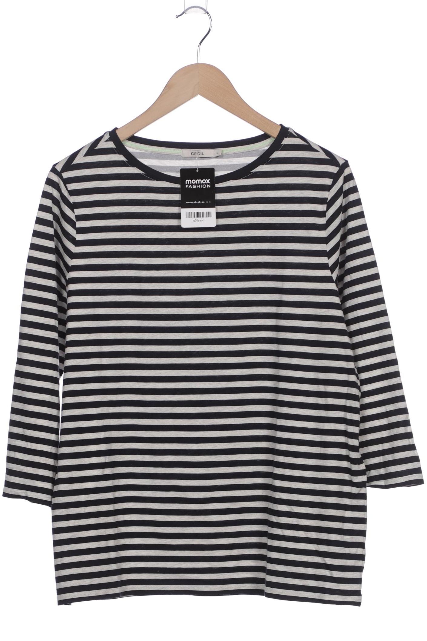 

Cecil Damen Langarmshirt, marineblau, Gr. 42