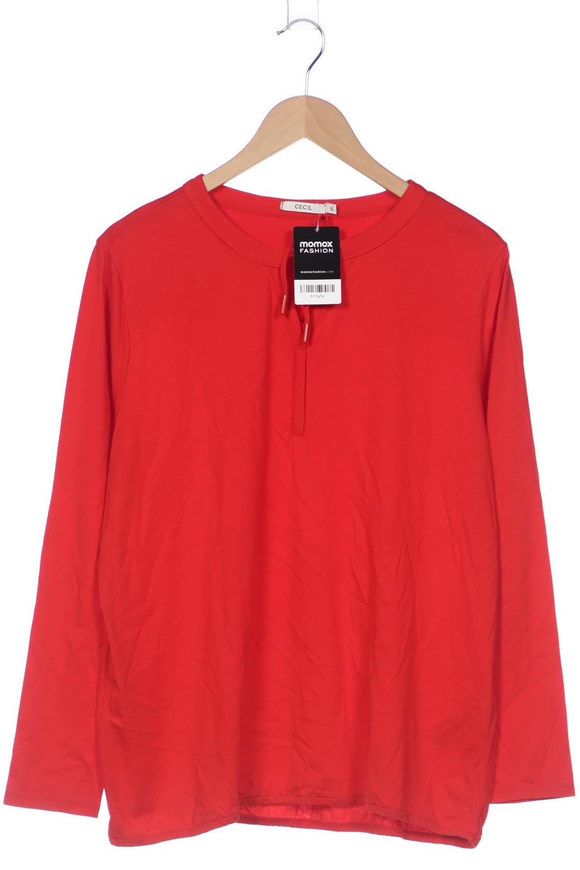 

Cecil Damen Langarmshirt, rot, Gr. 44