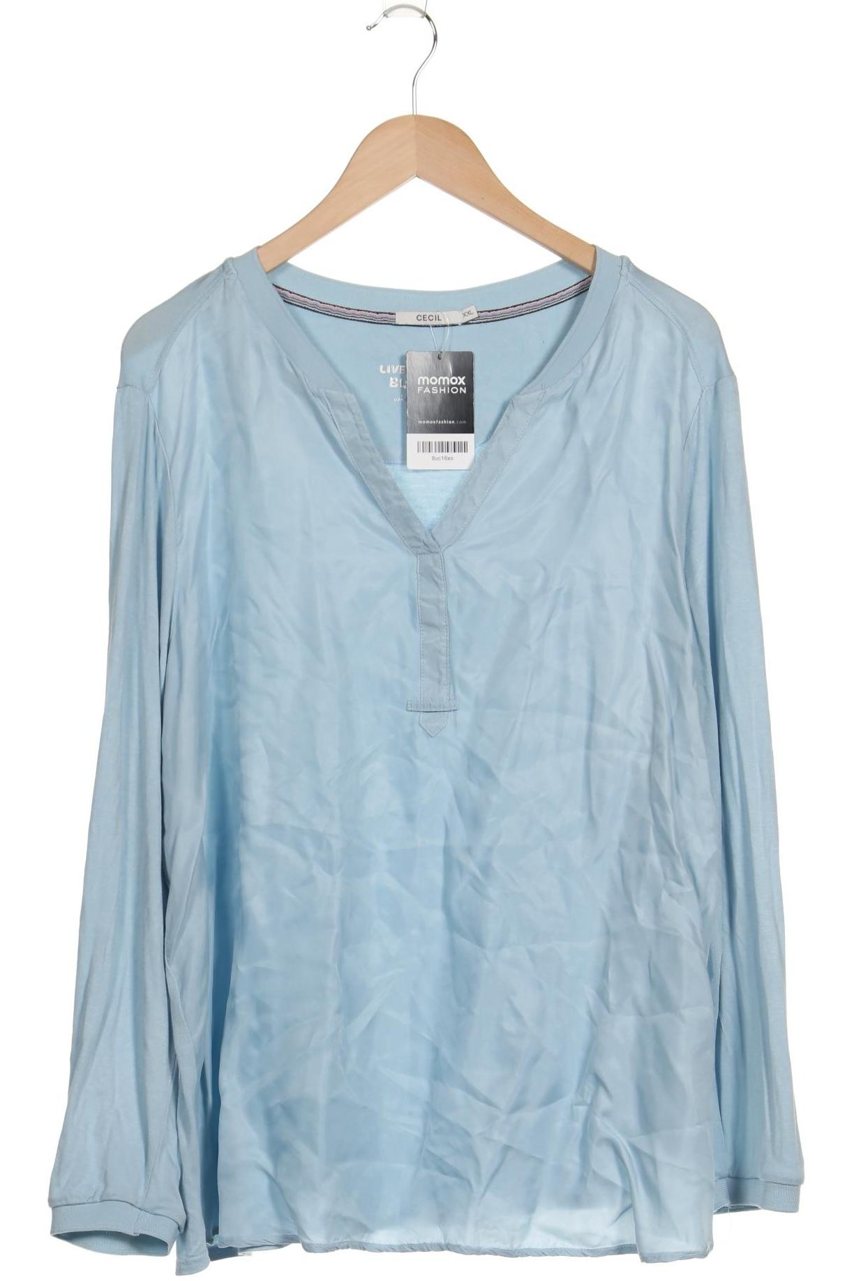 

Cecil Damen Langarmshirt, hellblau, Gr. 46