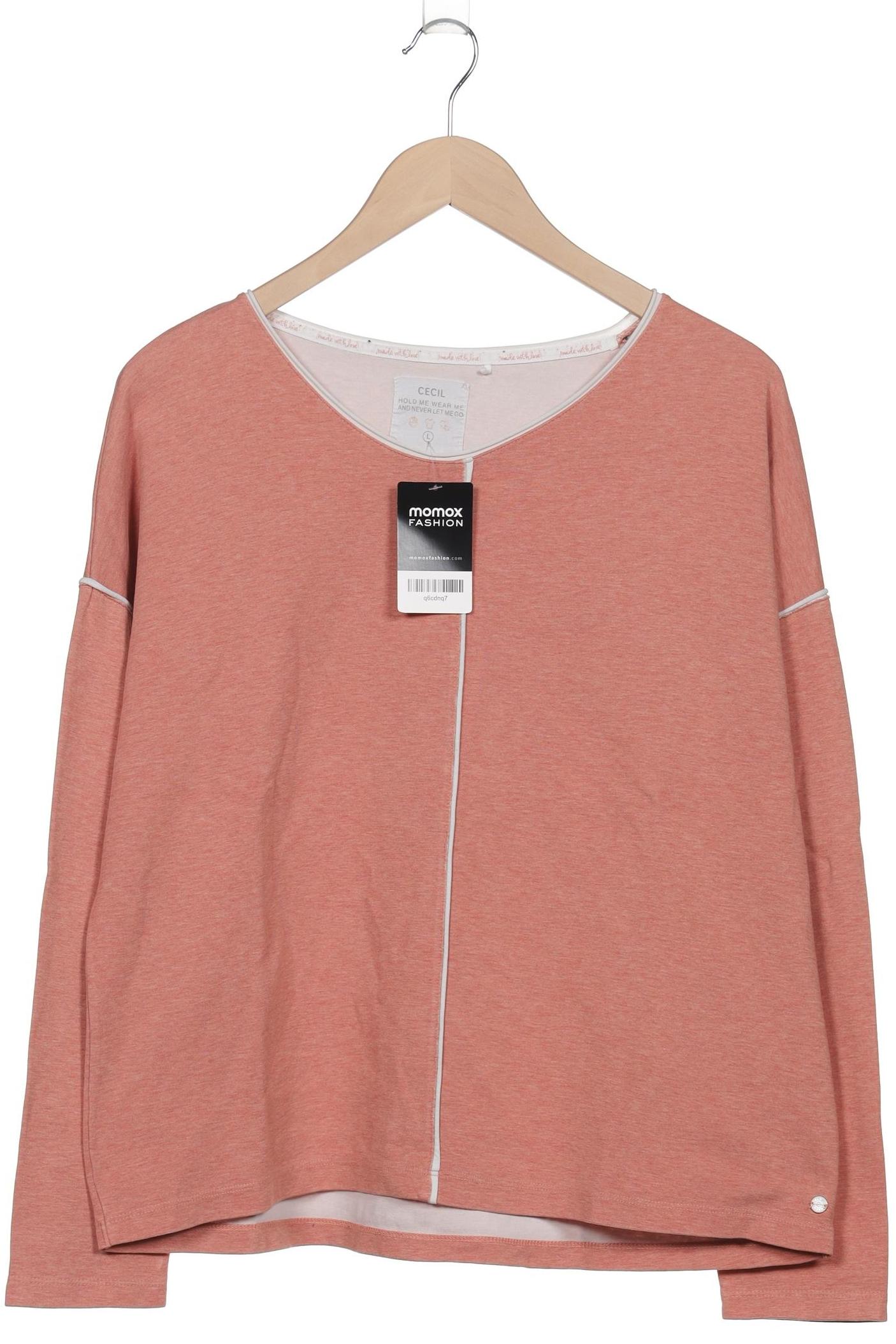 

Cecil Damen Langarmshirt, pink, Gr. 42