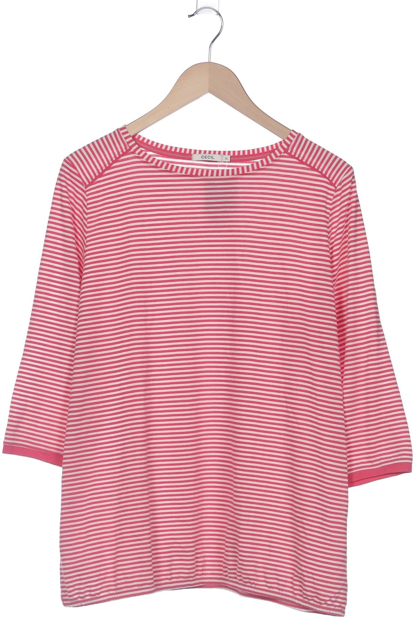 

Cecil Damen Langarmshirt, pink, Gr. 44