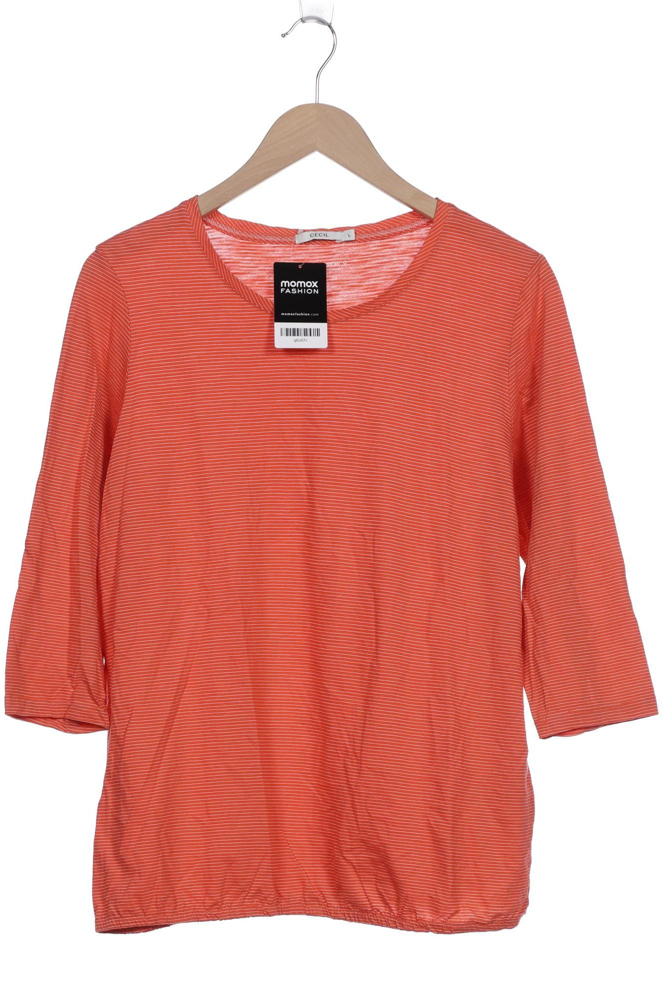 

CECIL Damen Langarmshirt, orange