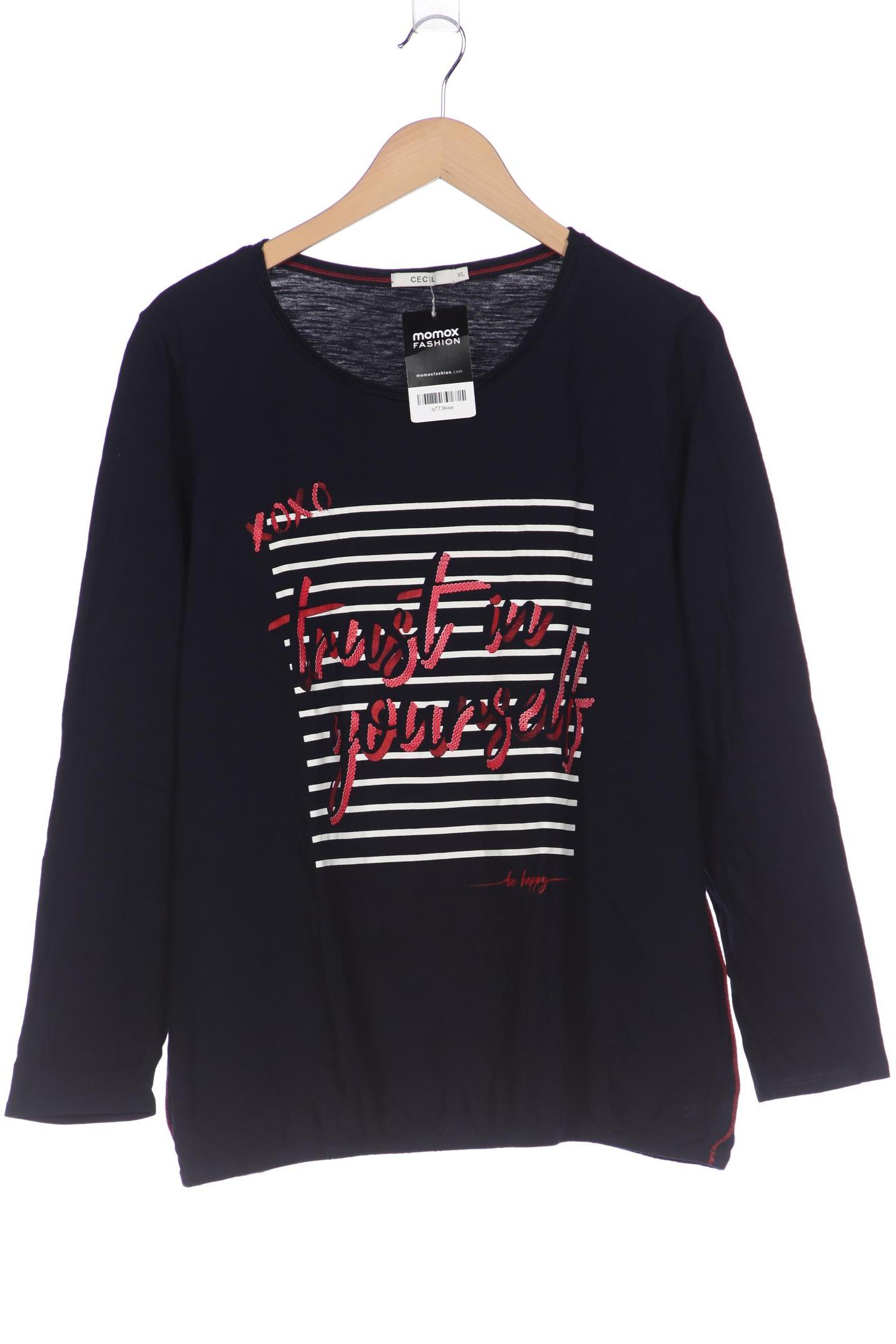 

CECIL Damen Langarmshirt, marineblau