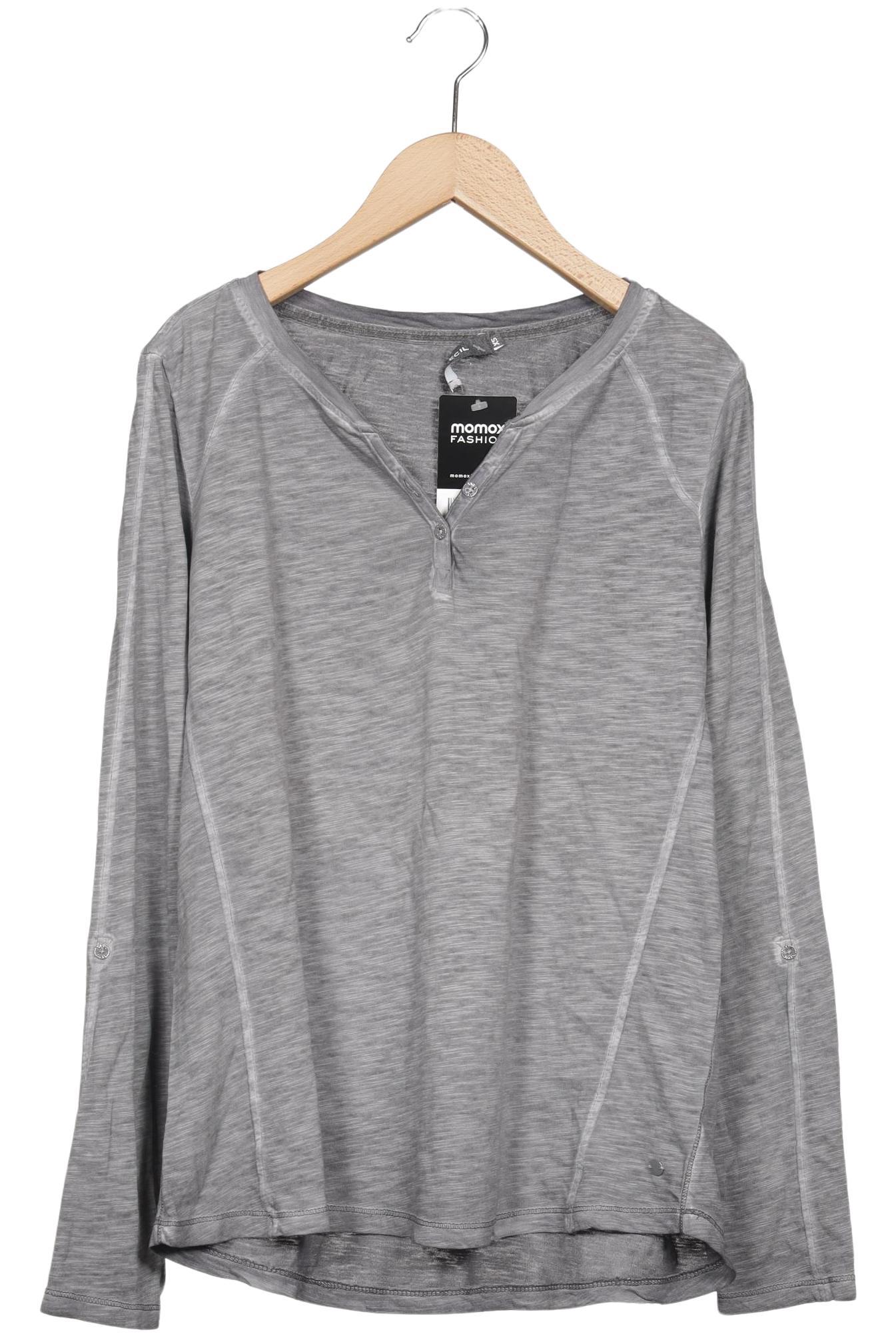 

Cecil Damen Langarmshirt, grau, Gr. 34