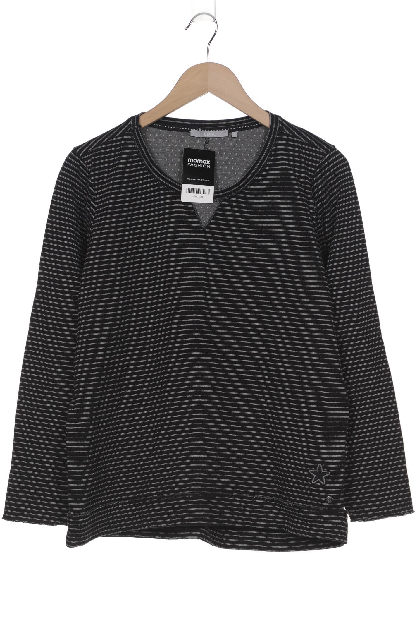 

Cecil Damen Langarmshirt, schwarz, Gr. 42