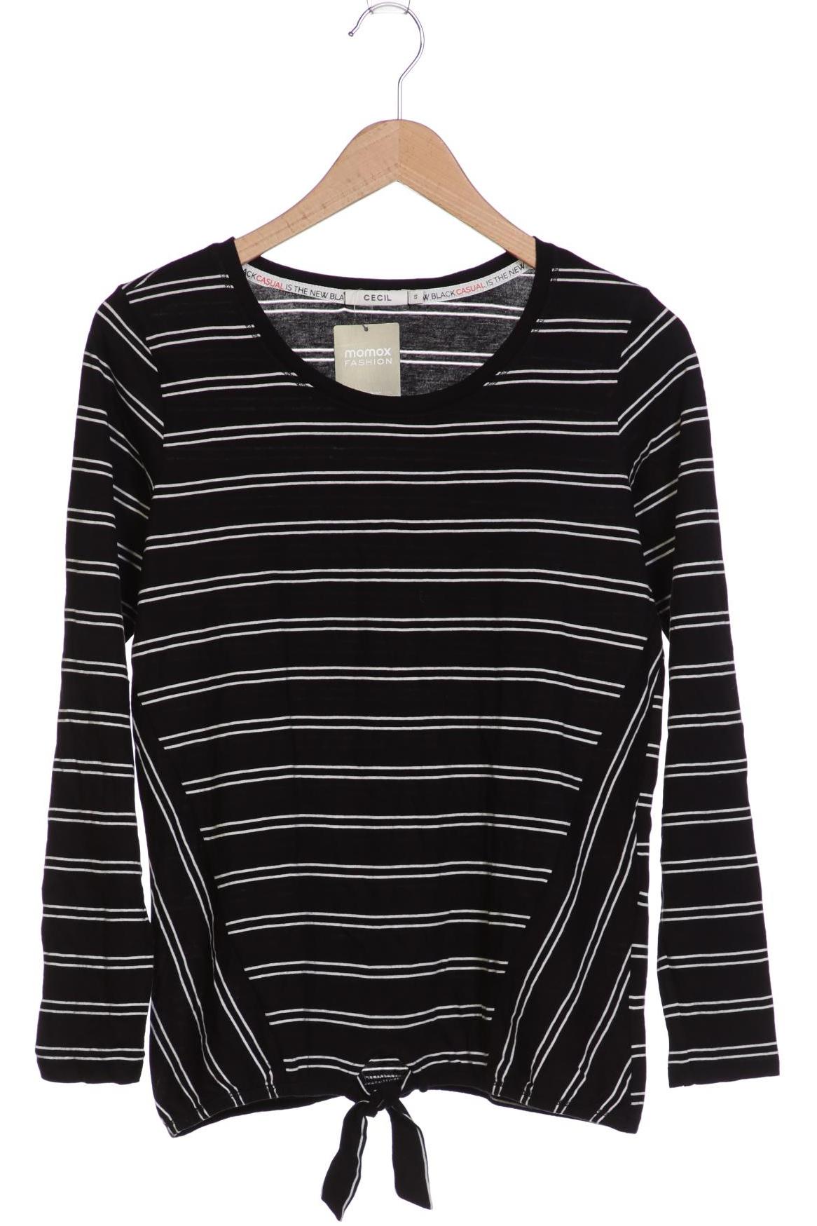 

CECIL Damen Langarmshirt, schwarz