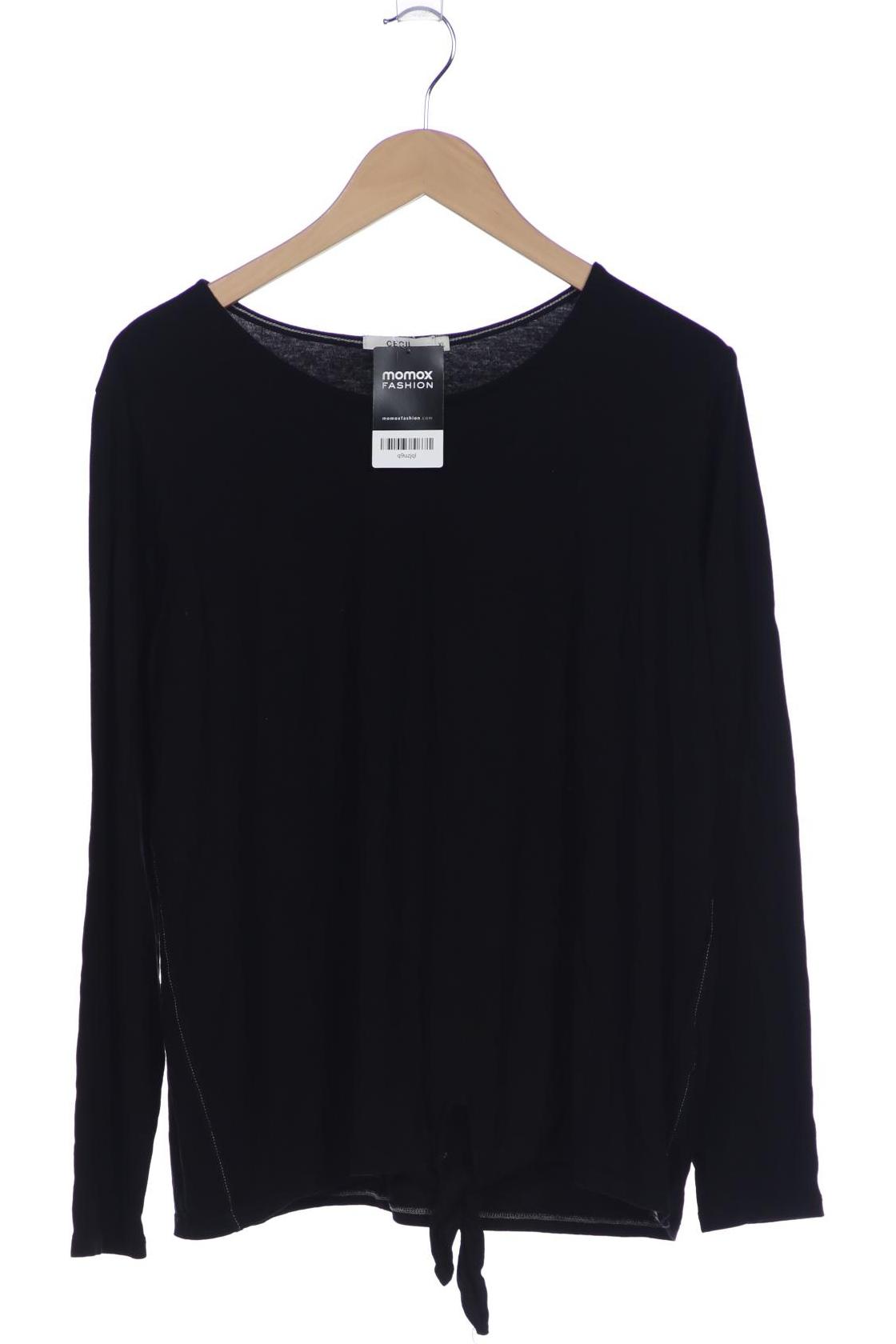 

Cecil Damen Langarmshirt, schwarz, Gr. 44
