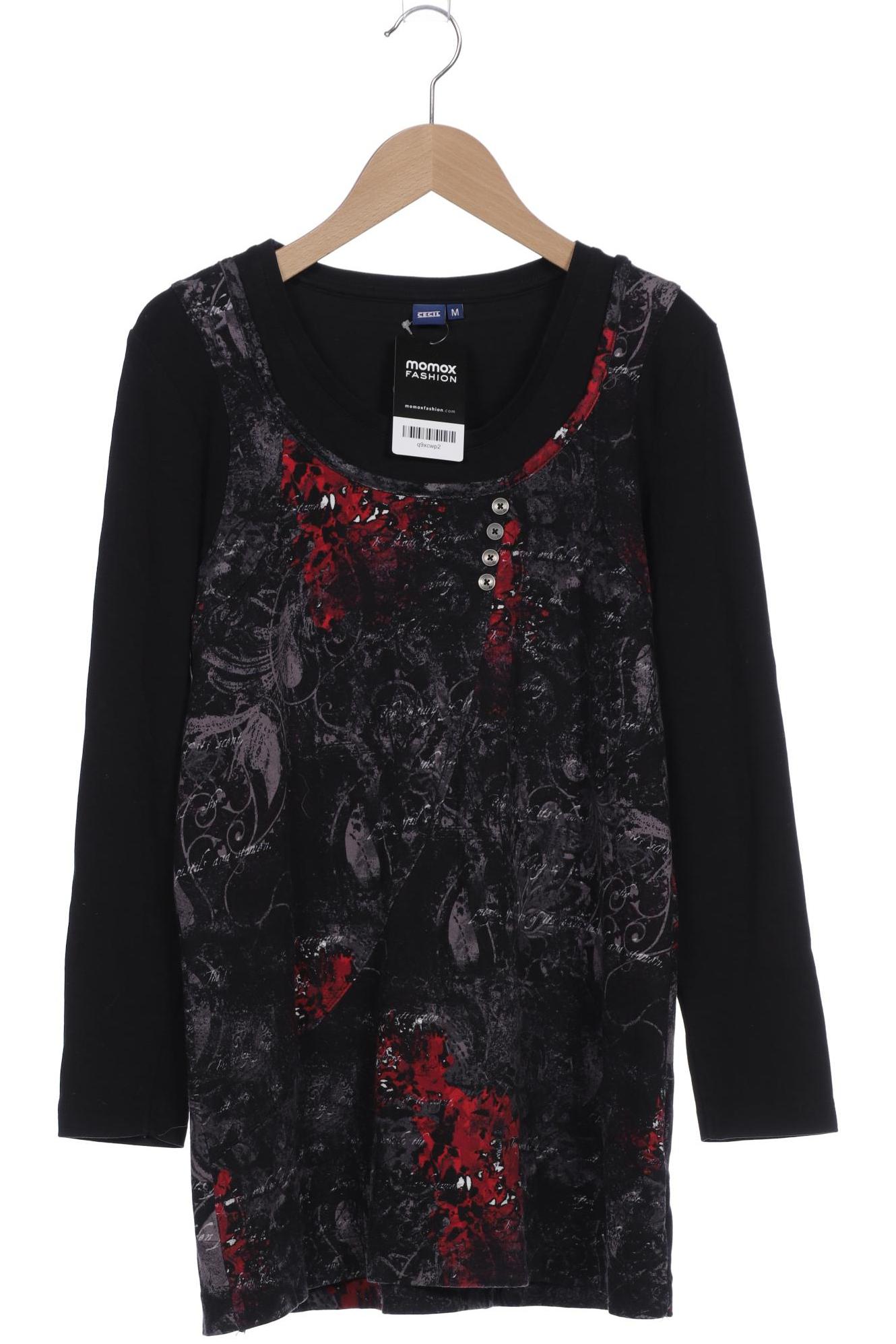 

CECIL Damen Langarmshirt, schwarz