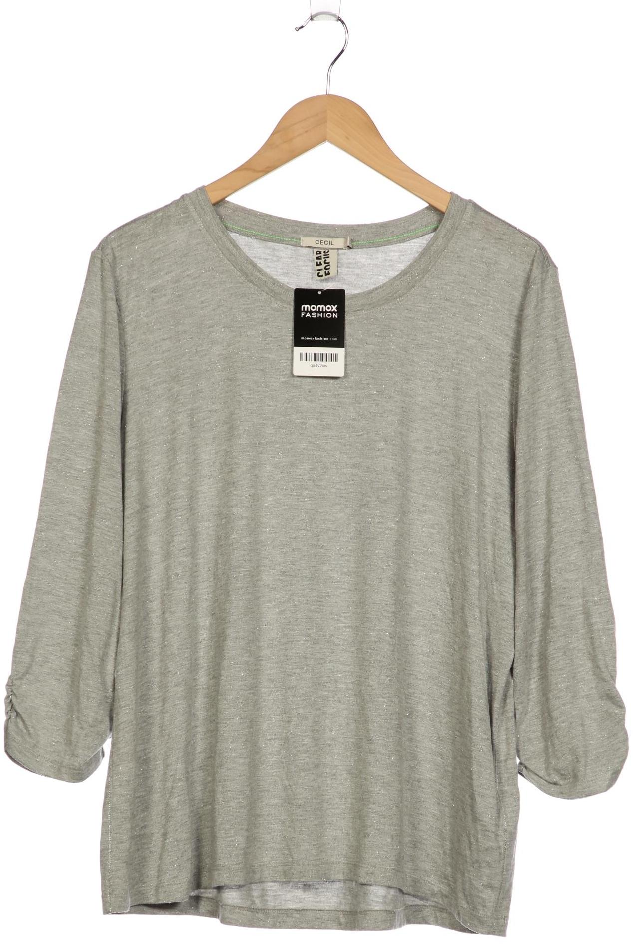 Thumbnail - Cecil Damen Langarmshirt, grau, Gr. 44