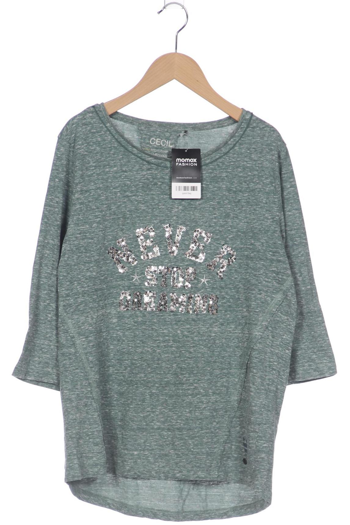 

Cecil Damen Langarmshirt, grün, Gr. 42