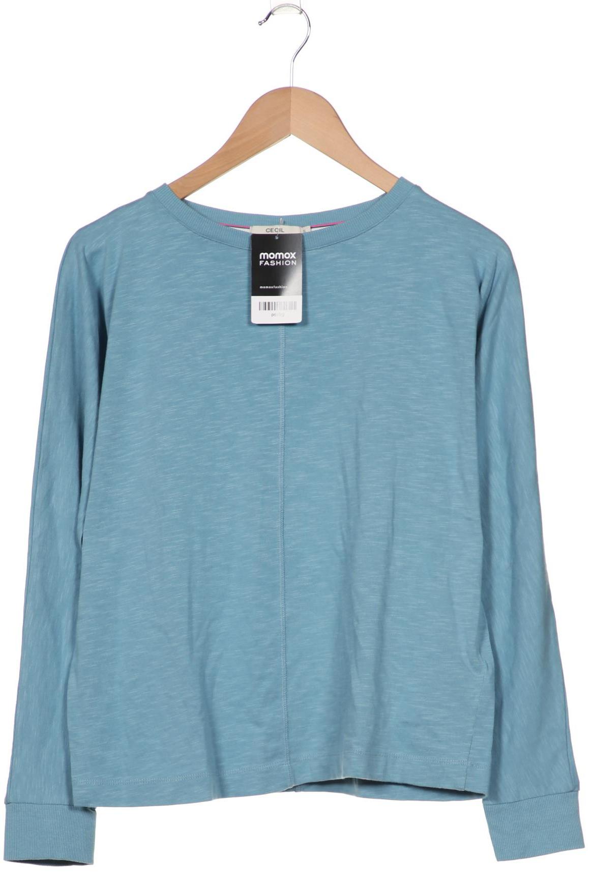 

Cecil Damen Langarmshirt, blau, Gr. 36