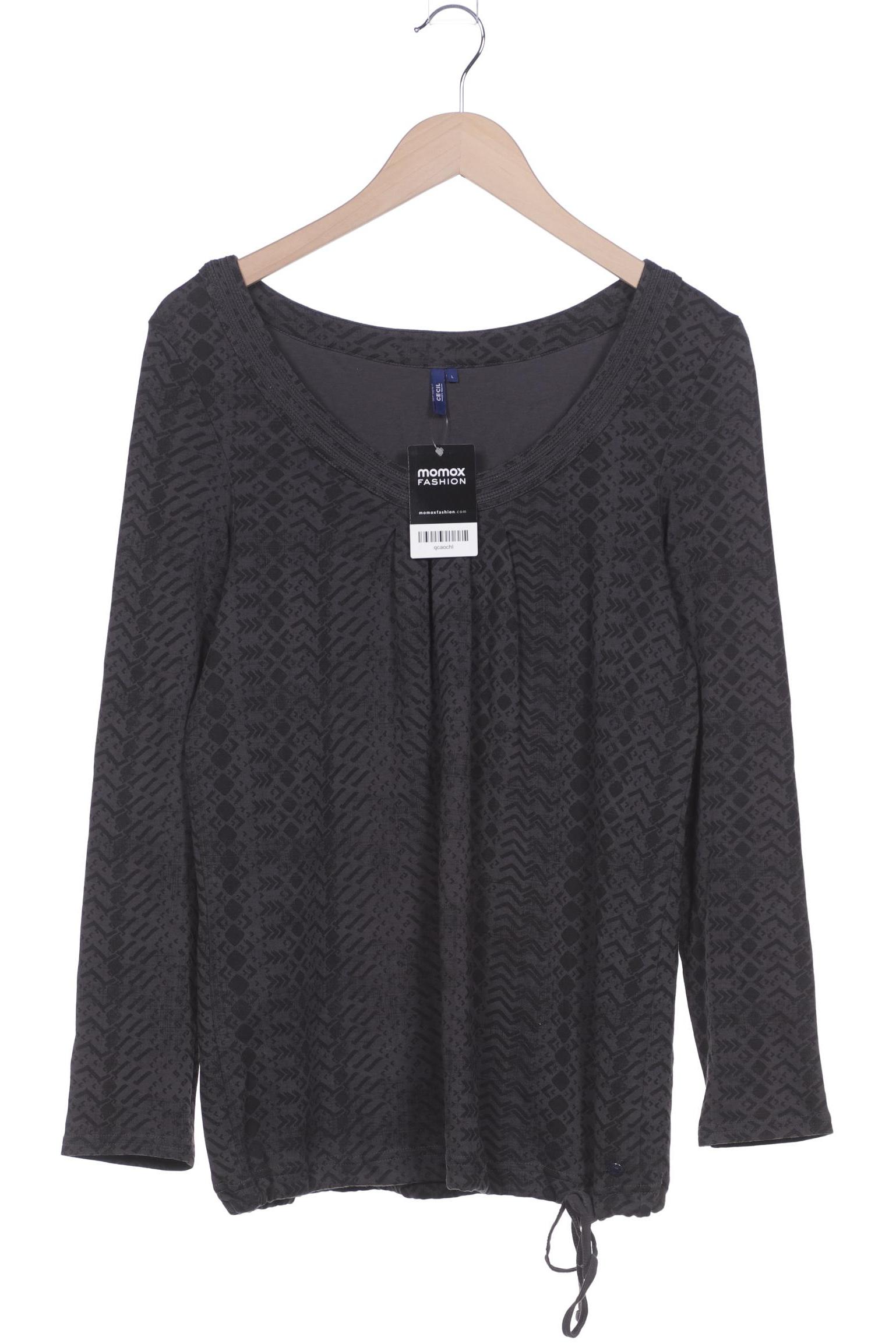 

CECIL Damen Langarmshirt, grau