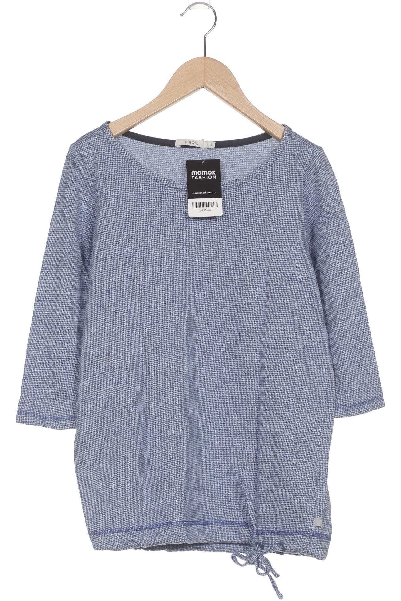 

Cecil Damen Langarmshirt, blau, Gr. 36
