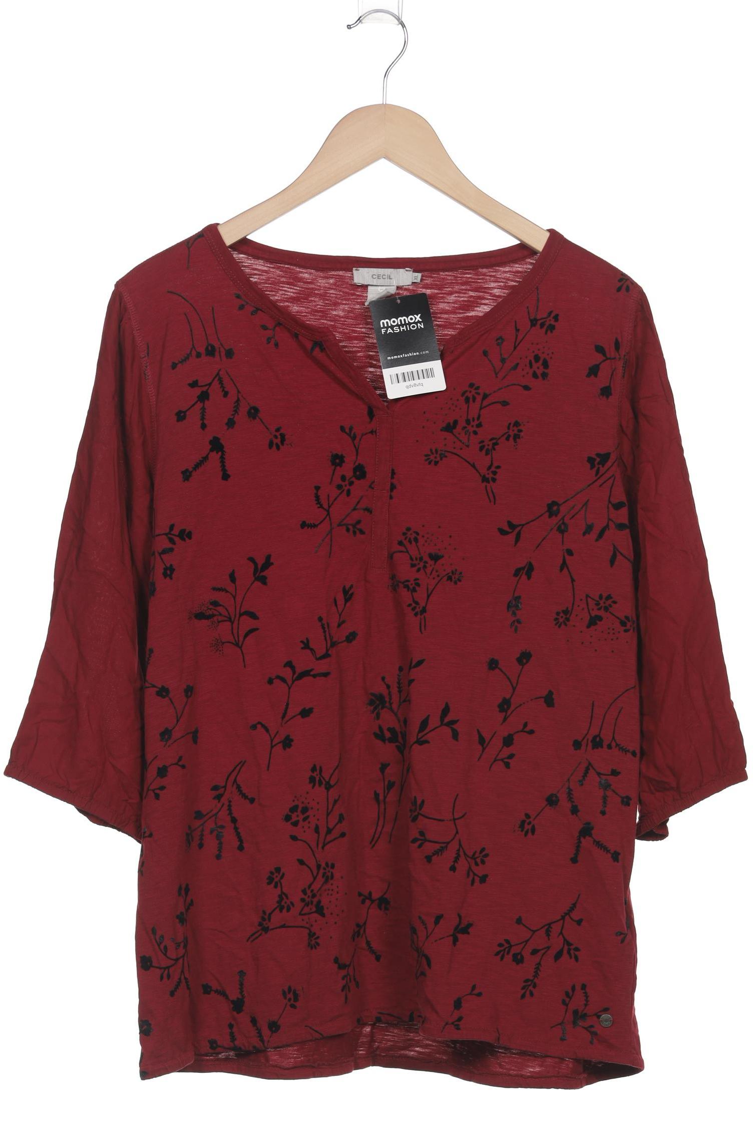 

Cecil Damen Langarmshirt, bordeaux, Gr. 44