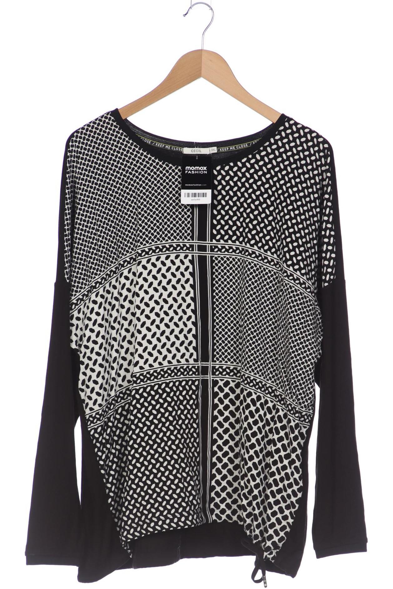 

Cecil Damen Langarmshirt, schwarz, Gr. 46