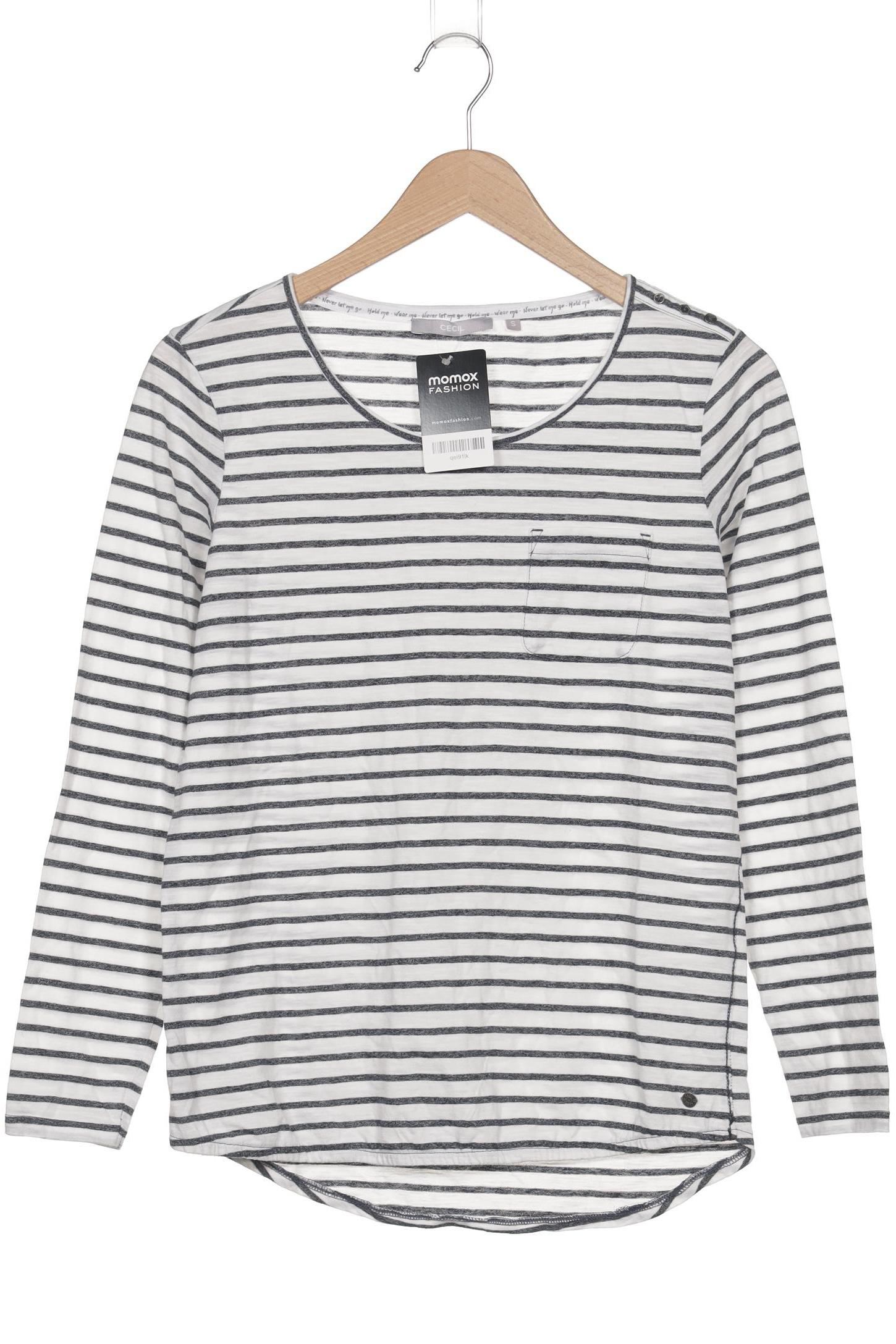 

Cecil Damen Langarmshirt, marineblau, Gr. 36