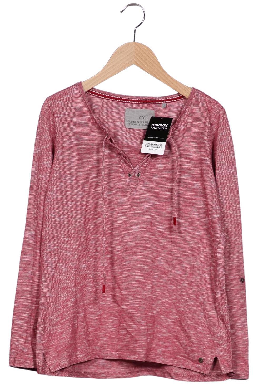 

Cecil Damen Langarmshirt, rot, Gr. 36