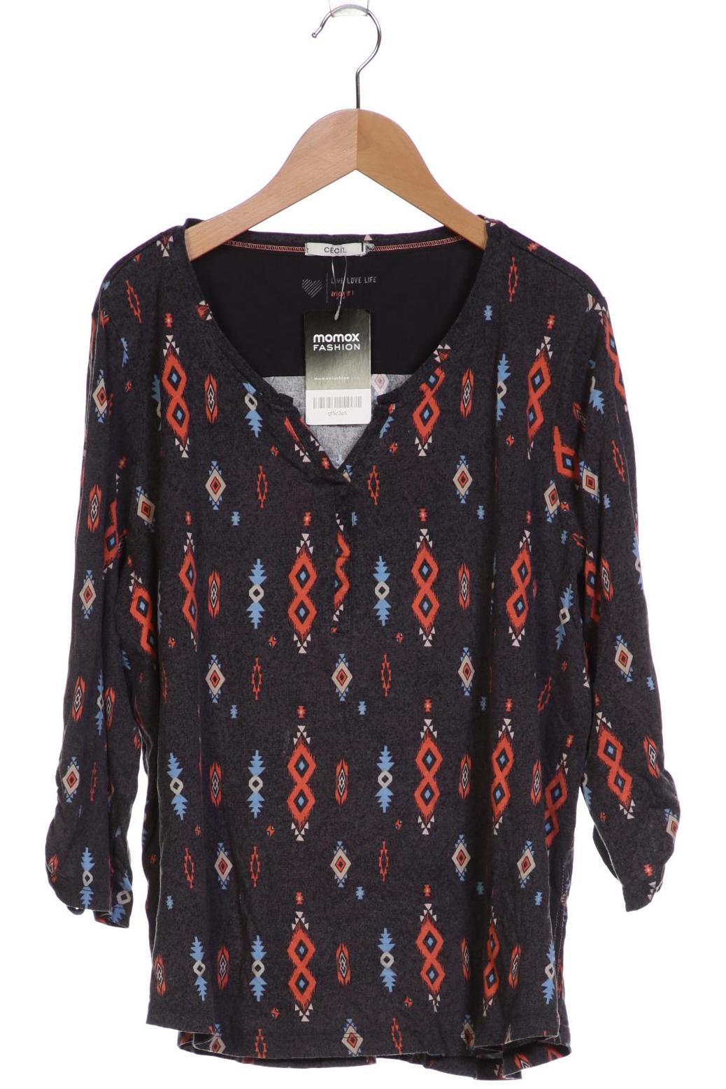 

Cecil Damen Langarmshirt, grau, Gr. 46
