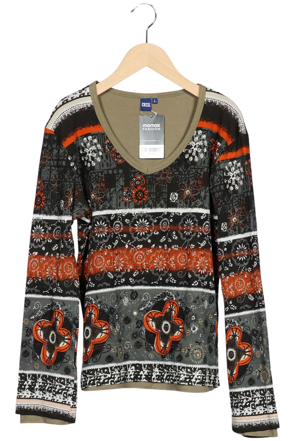 

Cecil Damen Langarmshirt, mehrfarbig, Gr. 42