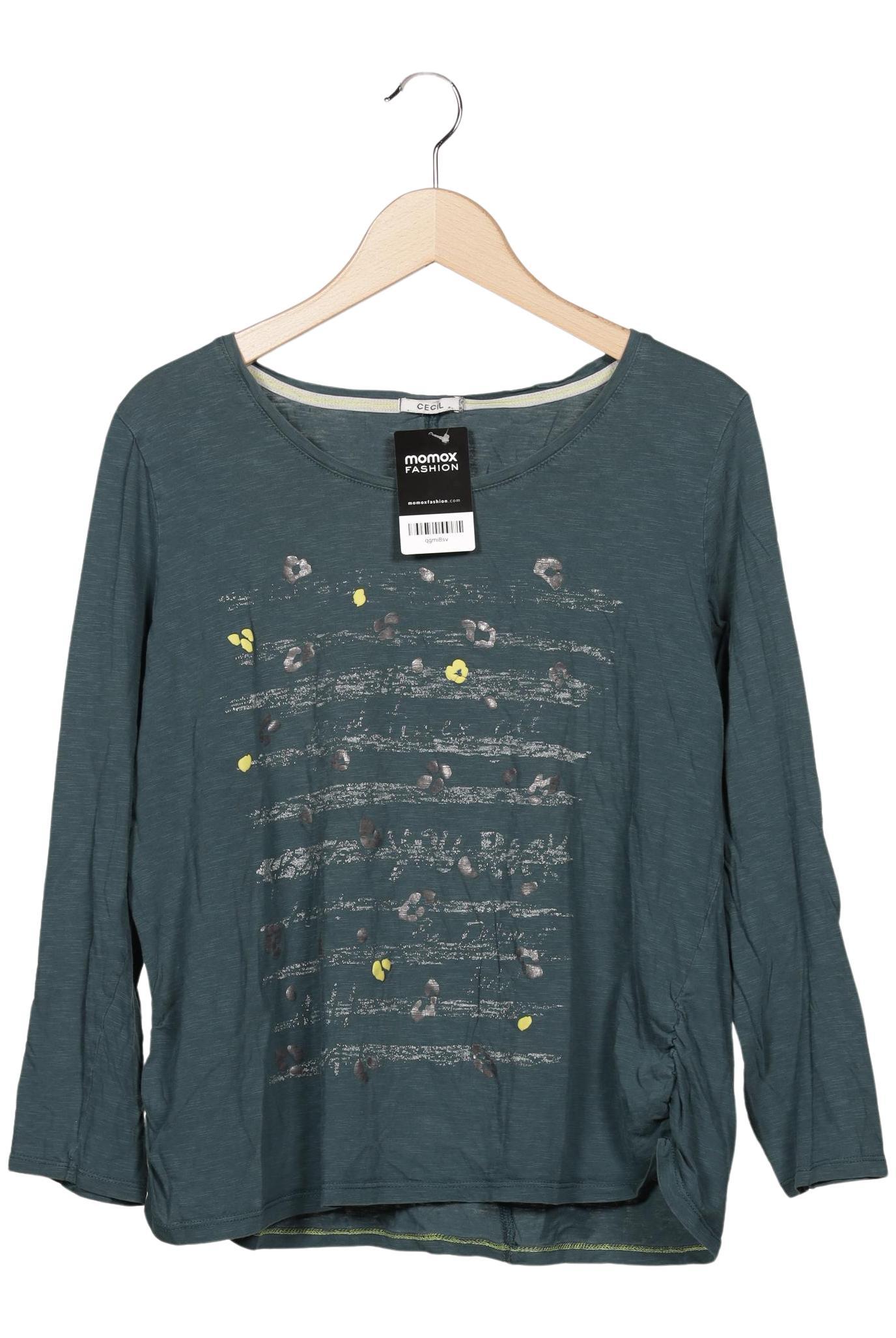 

Cecil Damen Langarmshirt, türkis, Gr. 42