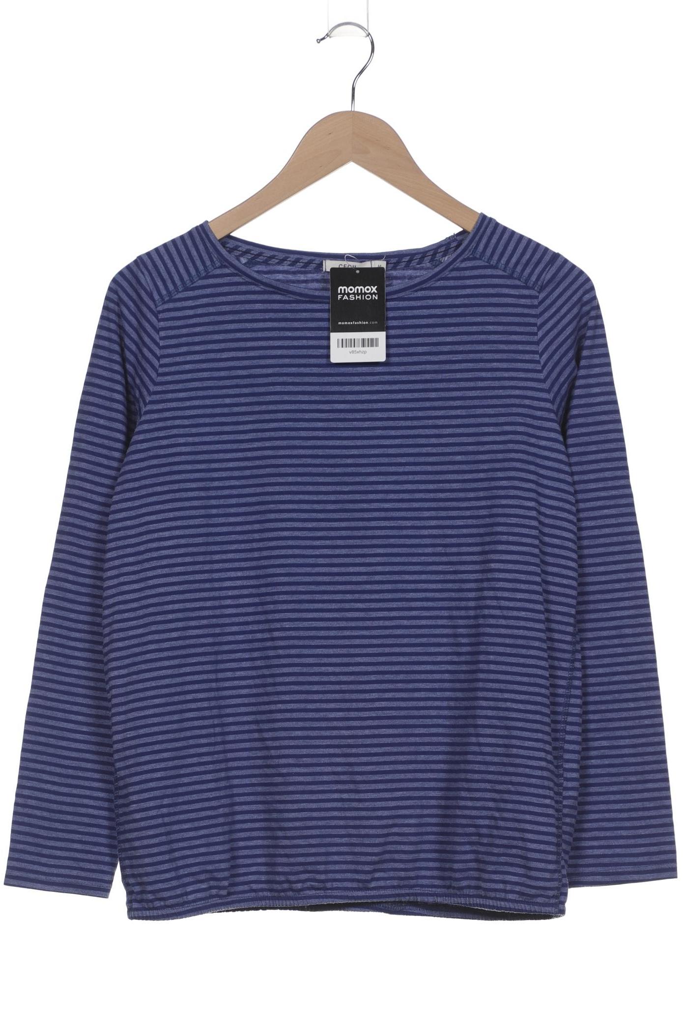 

Cecil Damen Langarmshirt, blau, Gr. 38