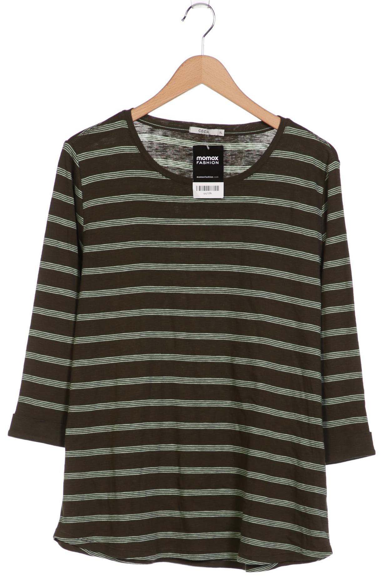

Cecil Damen Langarmshirt, grün, Gr. 44