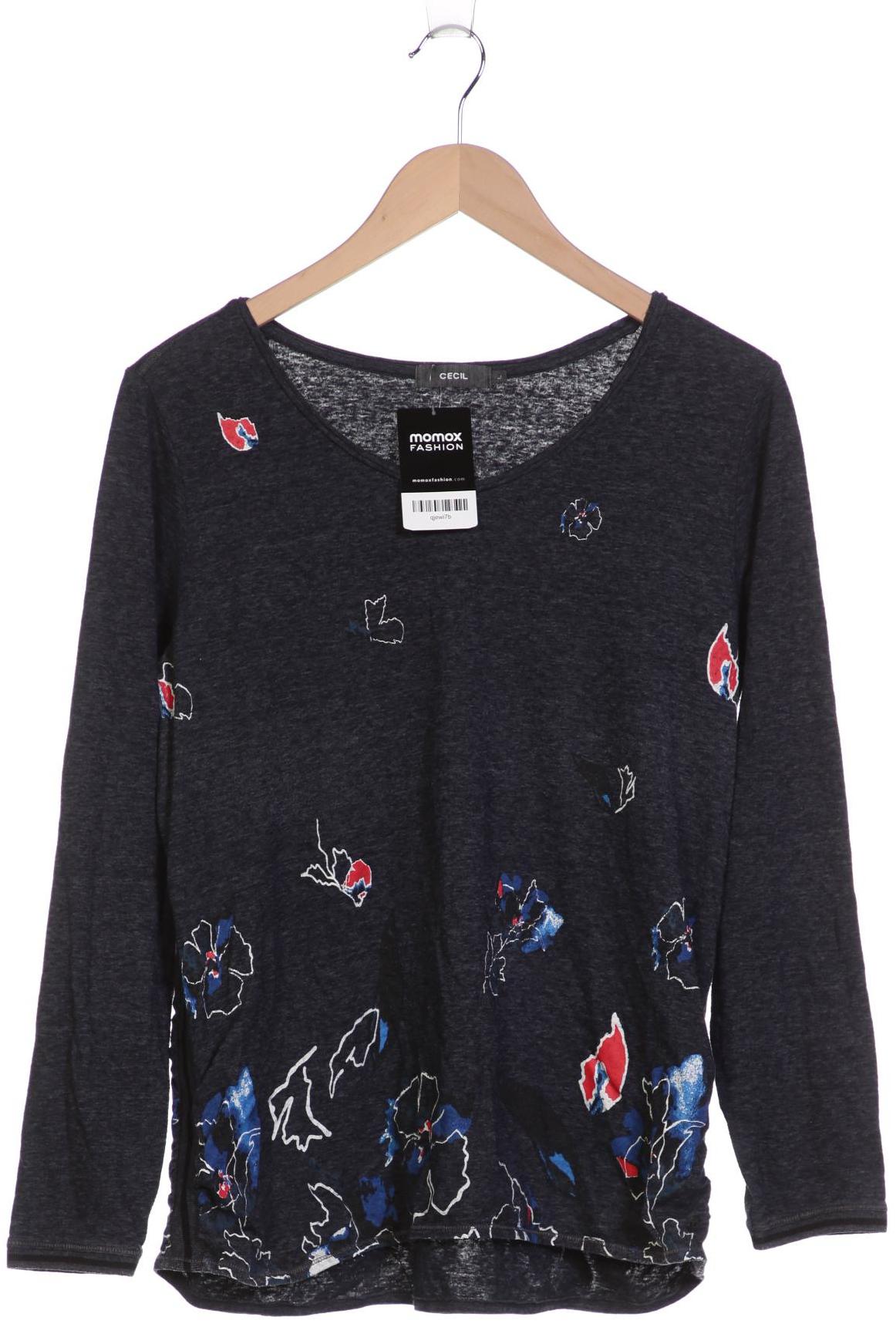 

Cecil Damen Langarmshirt, marineblau, Gr. 42